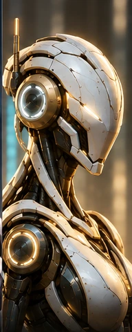 Echo, the gold-accented Archivist